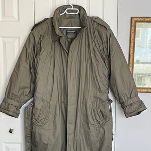 Down vintage trench coat